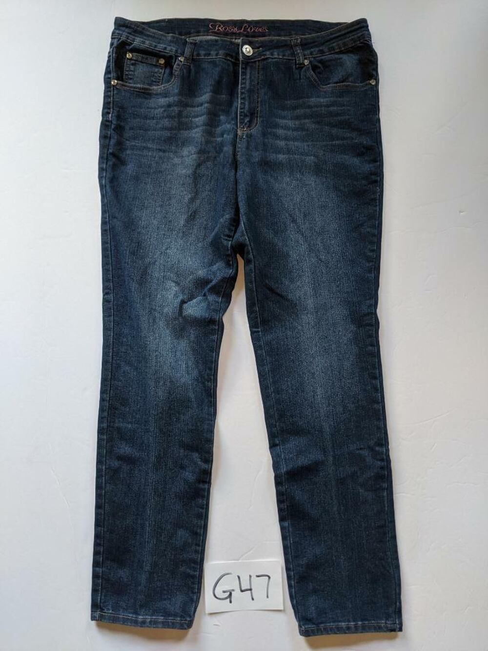 Rosy Loves Blue Jeans Size 16 Skinny Stretch Womens -0820G47